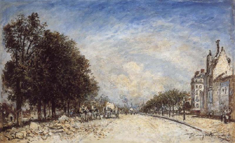 Johann Barthold Jongkind The Boulevard de Port Royal,Paris